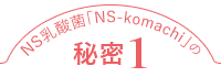 NS乳酸菌「ns-komachi」の秘密1